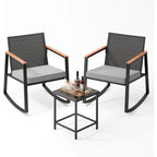 3 Piece Outdoor Patio Wicker Furniture Set