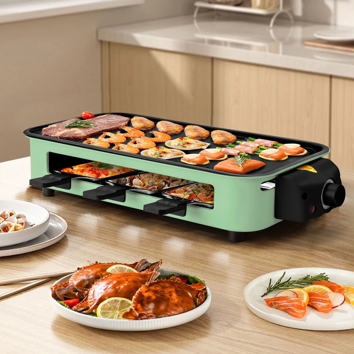 1500W 2-in-1 Electric Grill