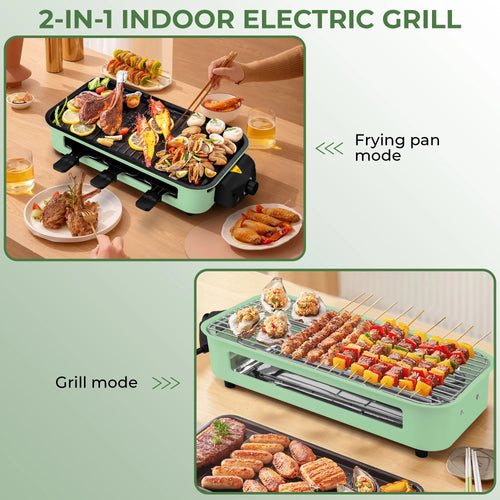 1500W 2-in-1 Electric Grill