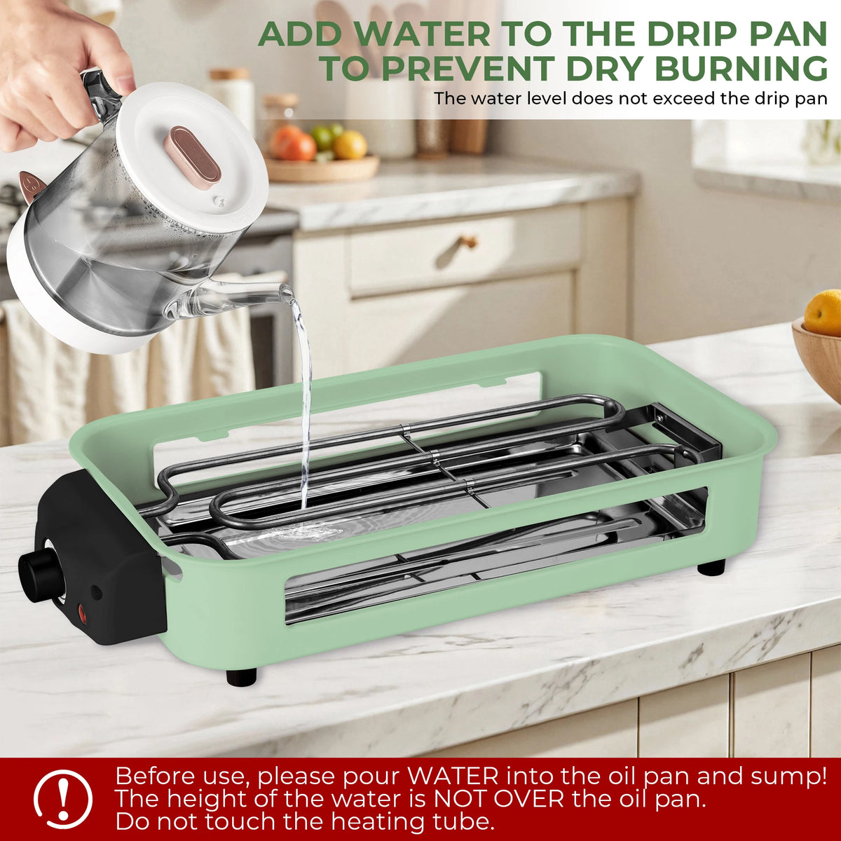 1500W 2-in-1 Electric Grill