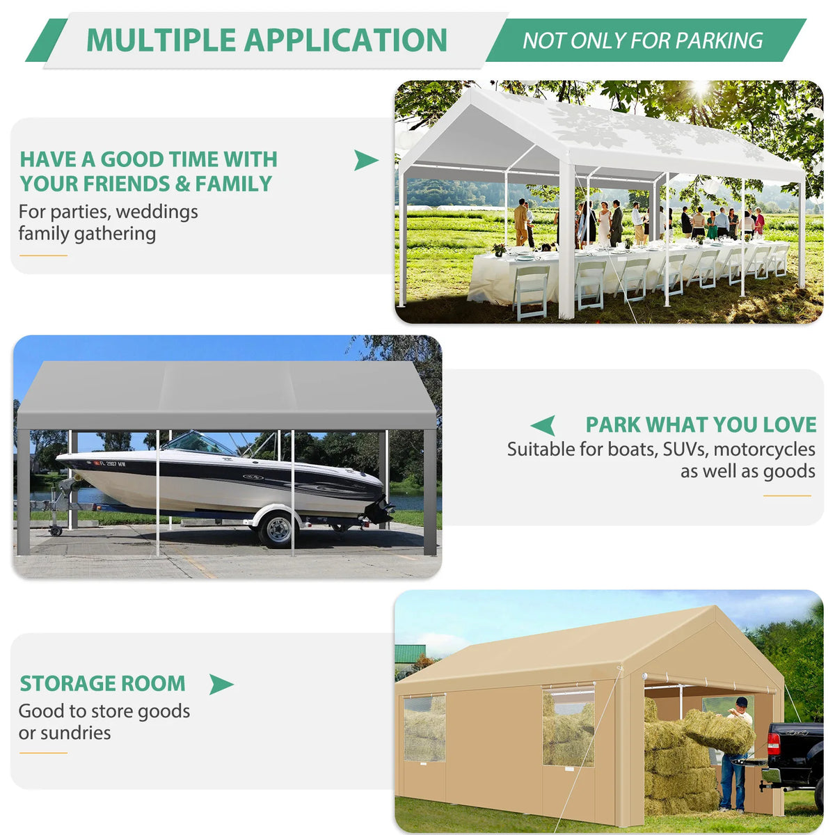Heavy Duty Portable Garage