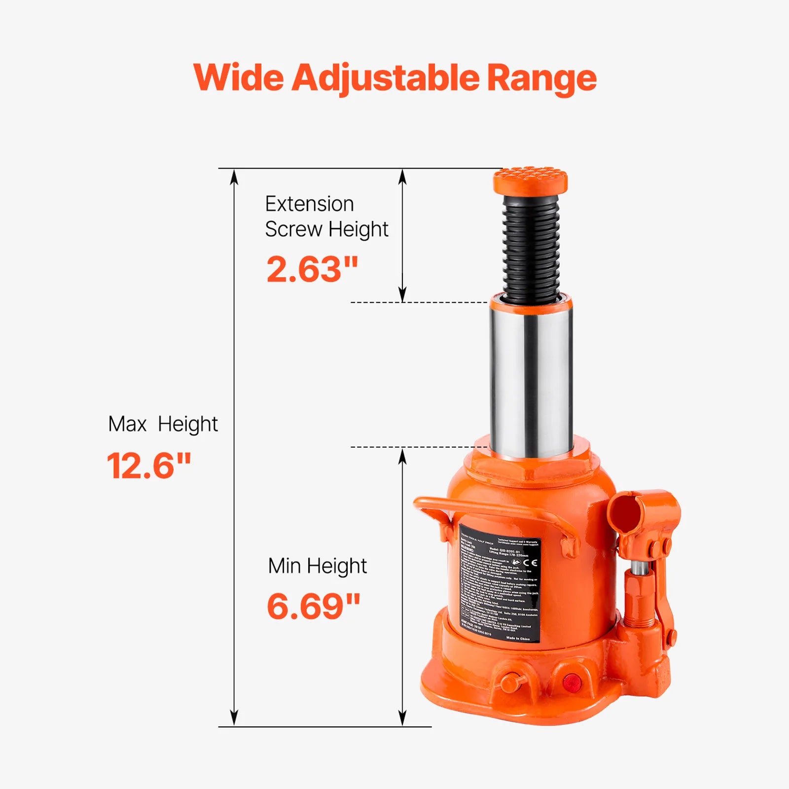 Hydraulic Bottle Jack 20/30/50 Ton