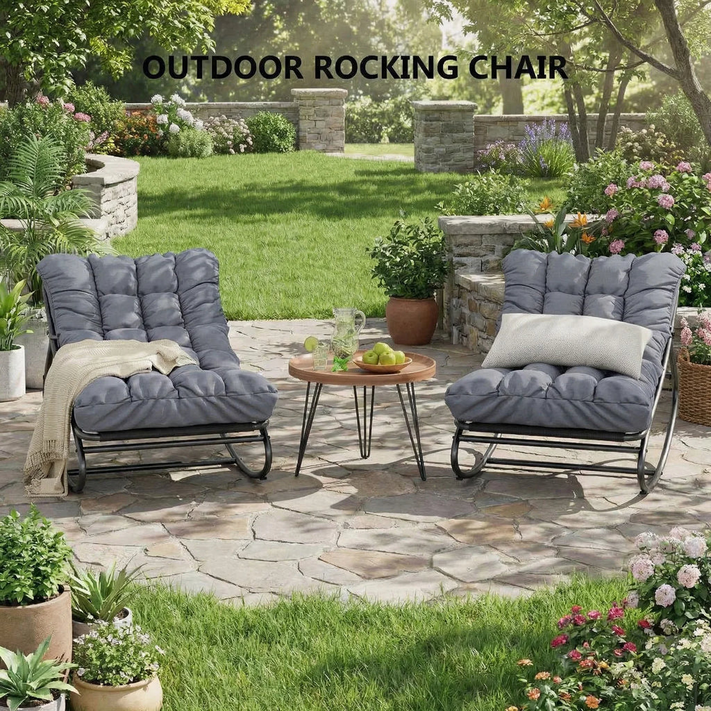 Oversized Patio Rocking Chair