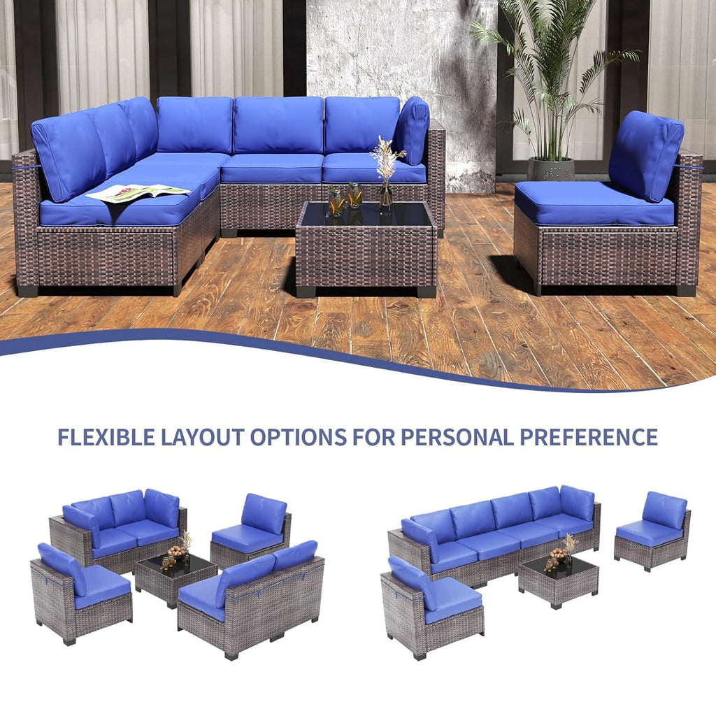 7-Piece Modular Outdoor Furniture Set