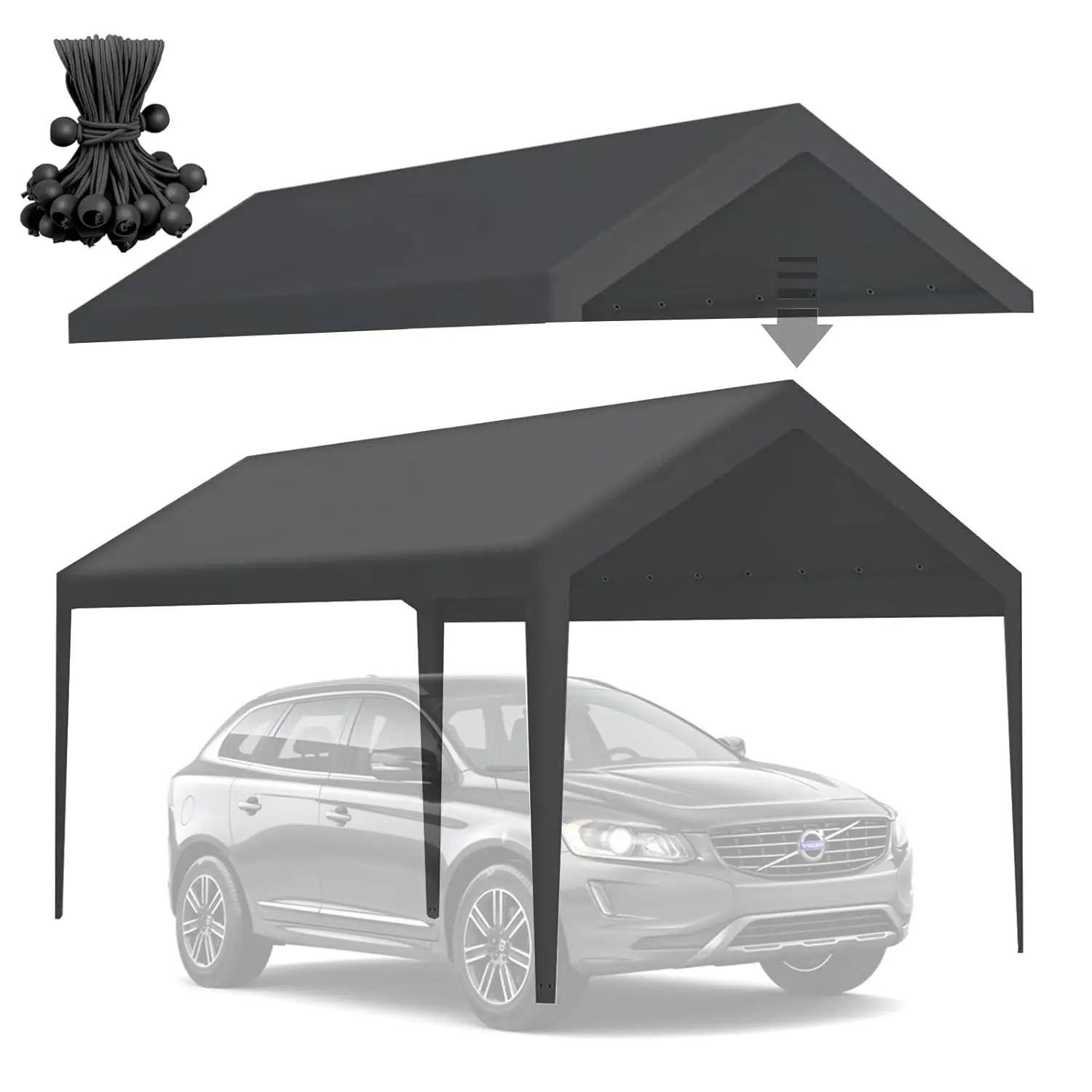 10x20ft Heavy Duty Carport