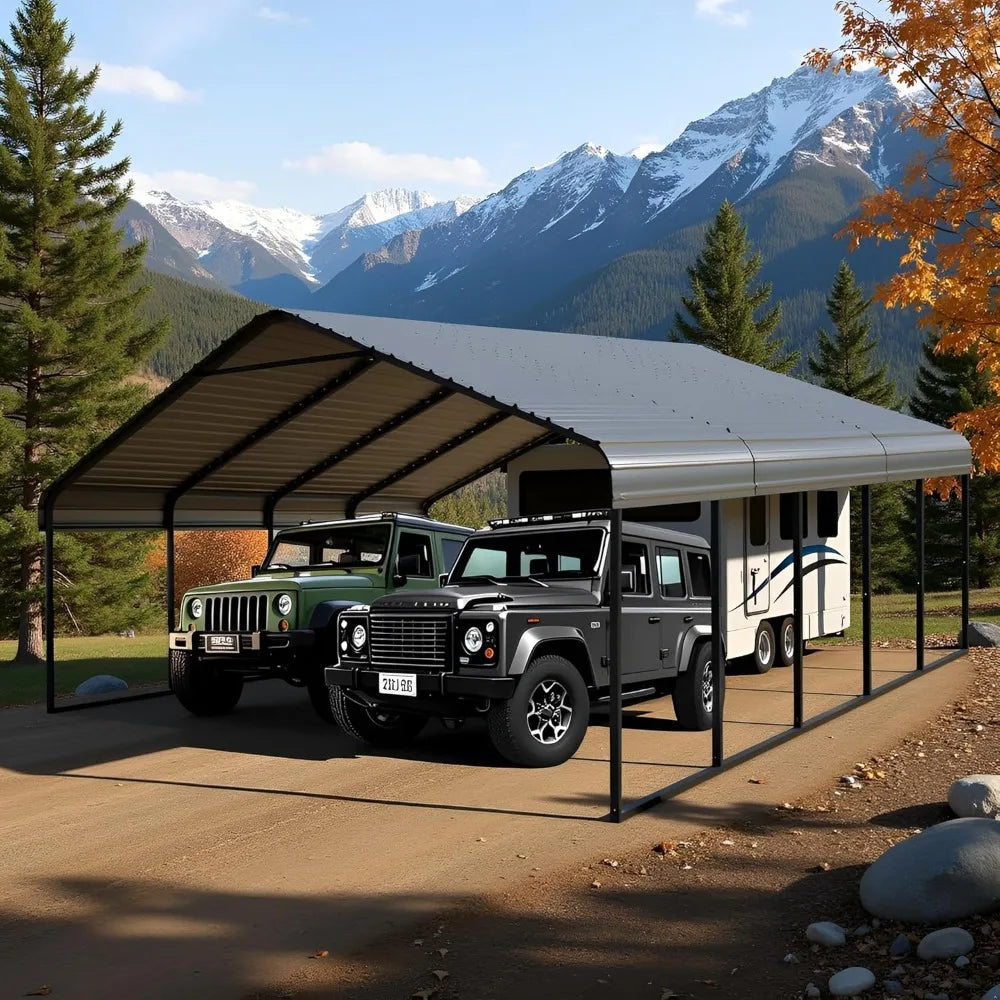 Heavy Duty Metal Carport 20x20 FT