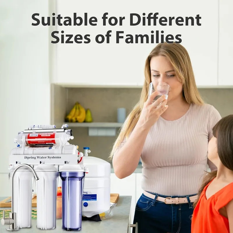 7-Stage Under Sink Reverse Osmosis Water Filtration System