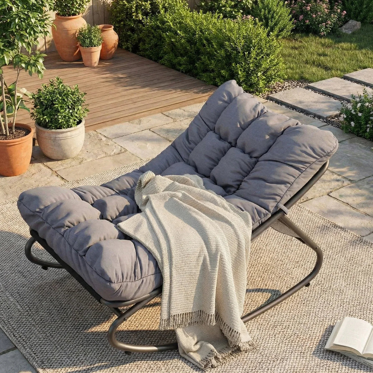 Oversized Patio Rocking Chair