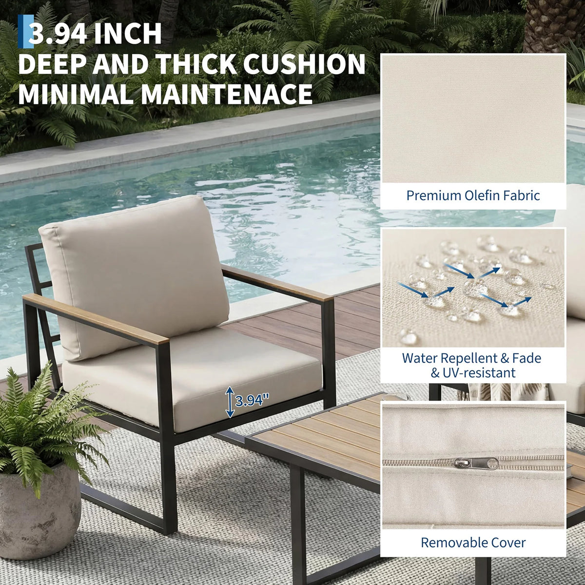 4-Piece Patio Furniture Set