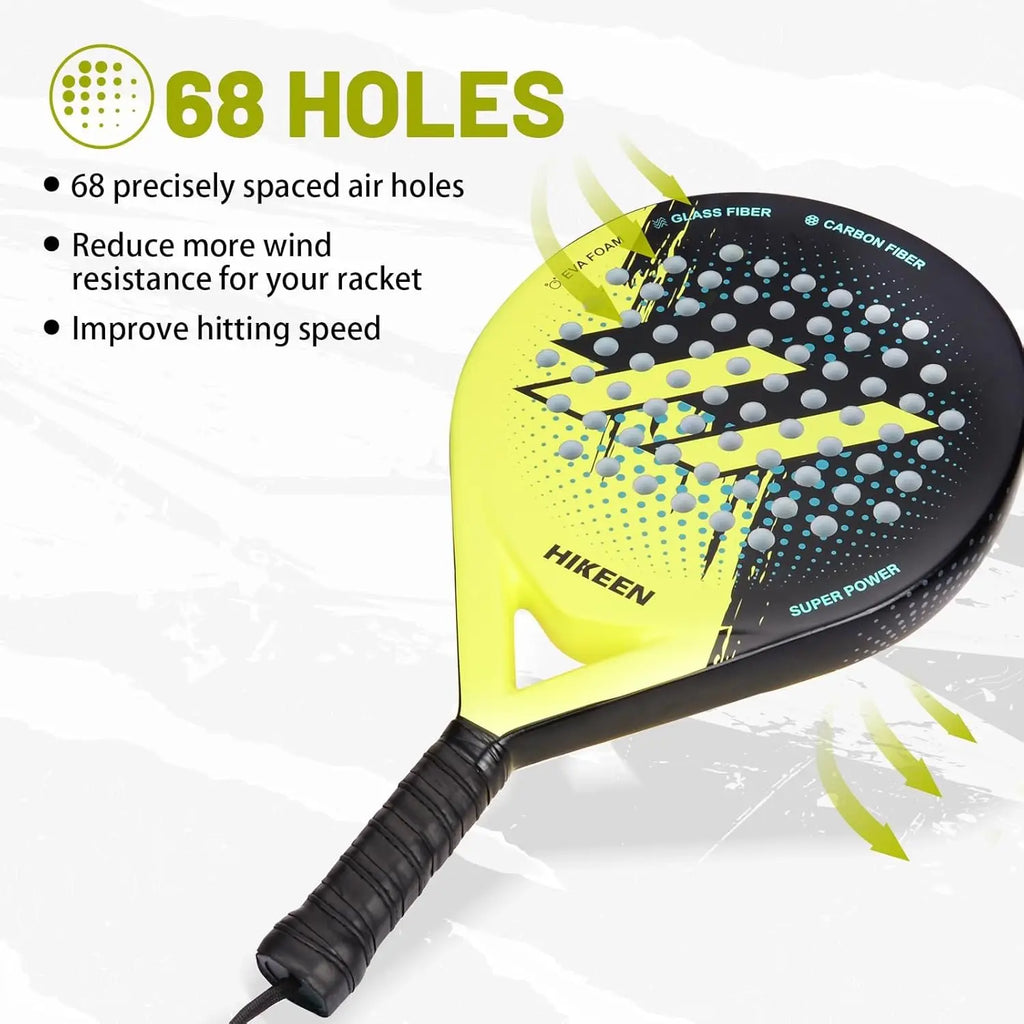 Lightweight Paddle Racket with 3 Tennis Balls