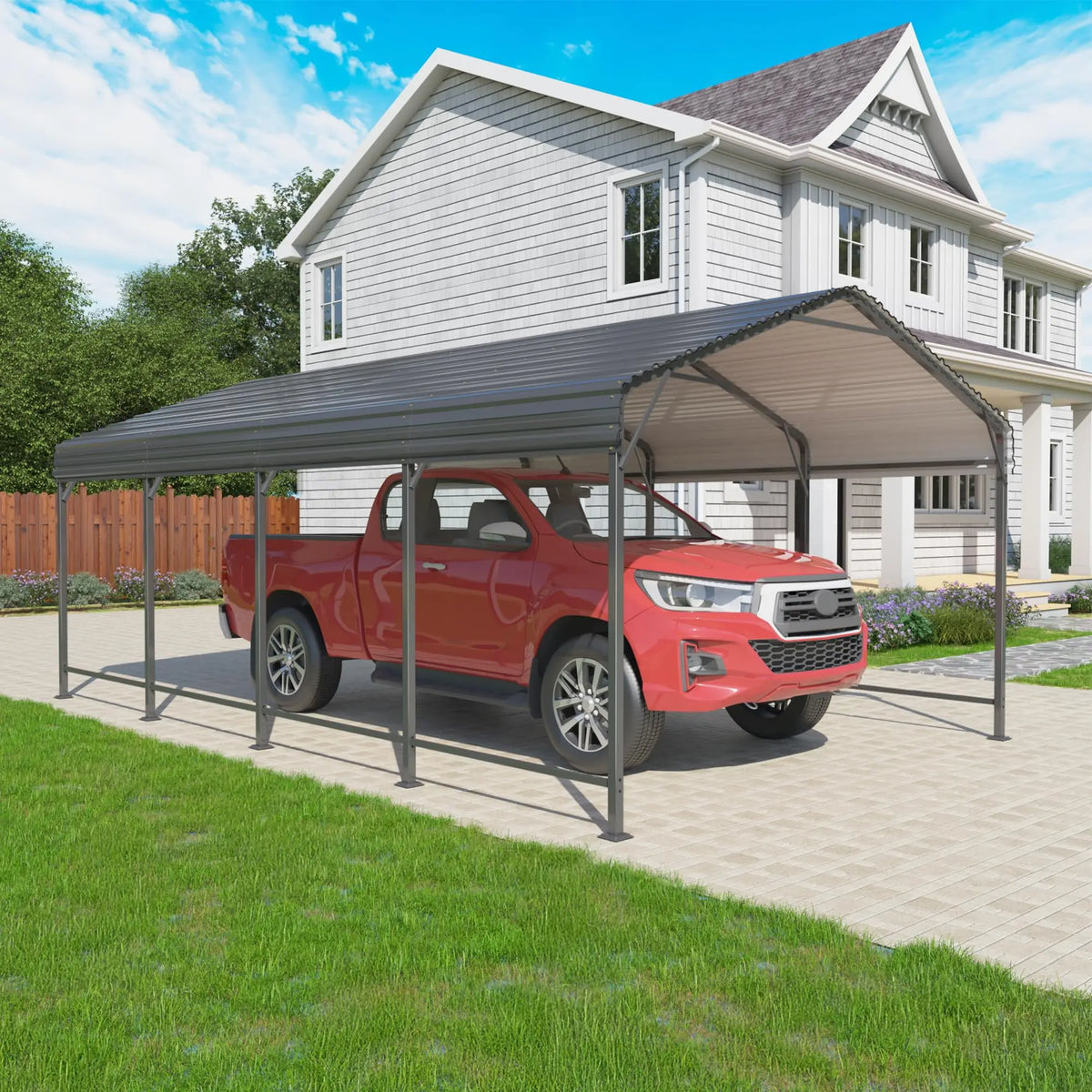 Multi-Size Metal Carport