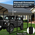 Heavy Duty Galvanized Steel Carport 20x20 FT