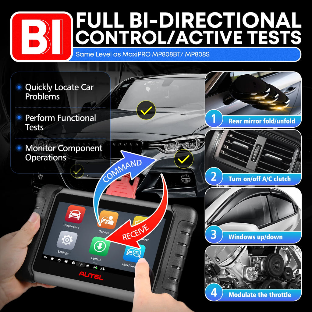 OBD2 Scanner Car Bi-directional Diagnostic Tool