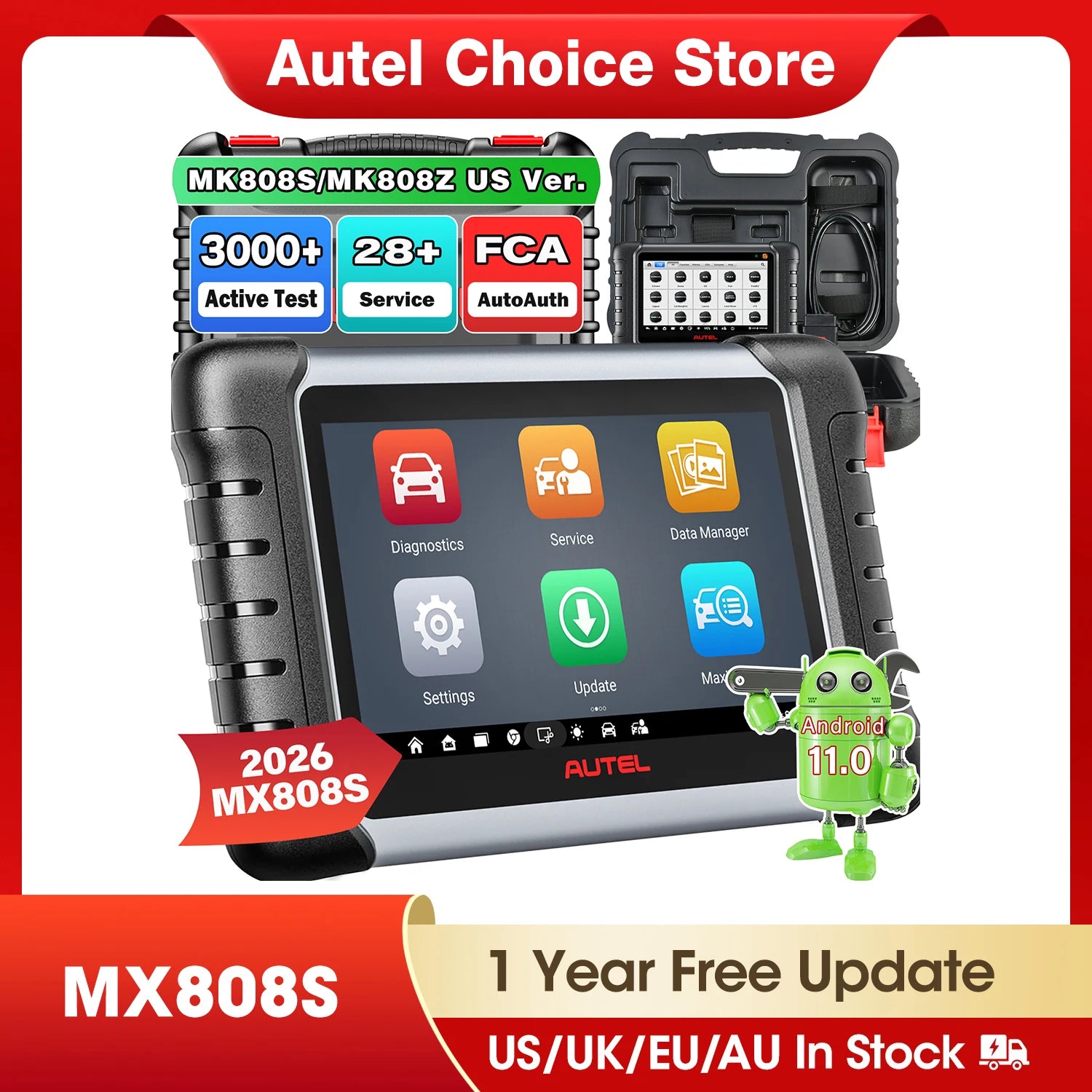 OBD2 Scanner Car Bi-directional Diagnostic Tool