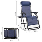 Portable Zero Gravity Recliner Chairs Set of 2 Outdoor