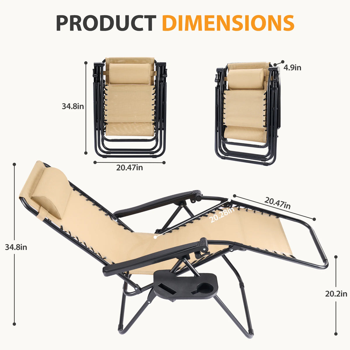 Set Of Two Zero Gravity Recliner Chairs
