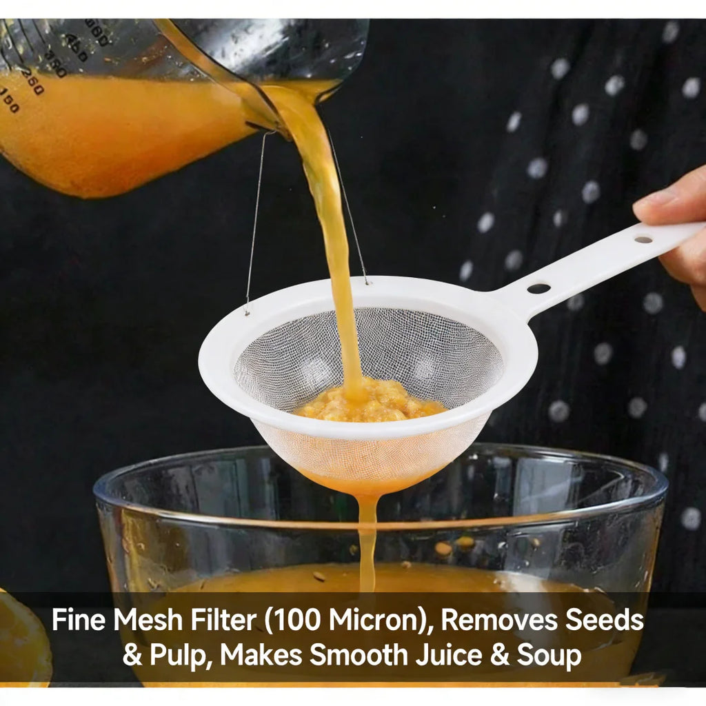 Fine Mesh Strainer Spoon, for Juices,