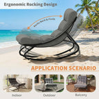 Oversized Patio Rocking Chair
