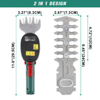 7.2V Hedge Trimmer& Grass Trimmer Cordless