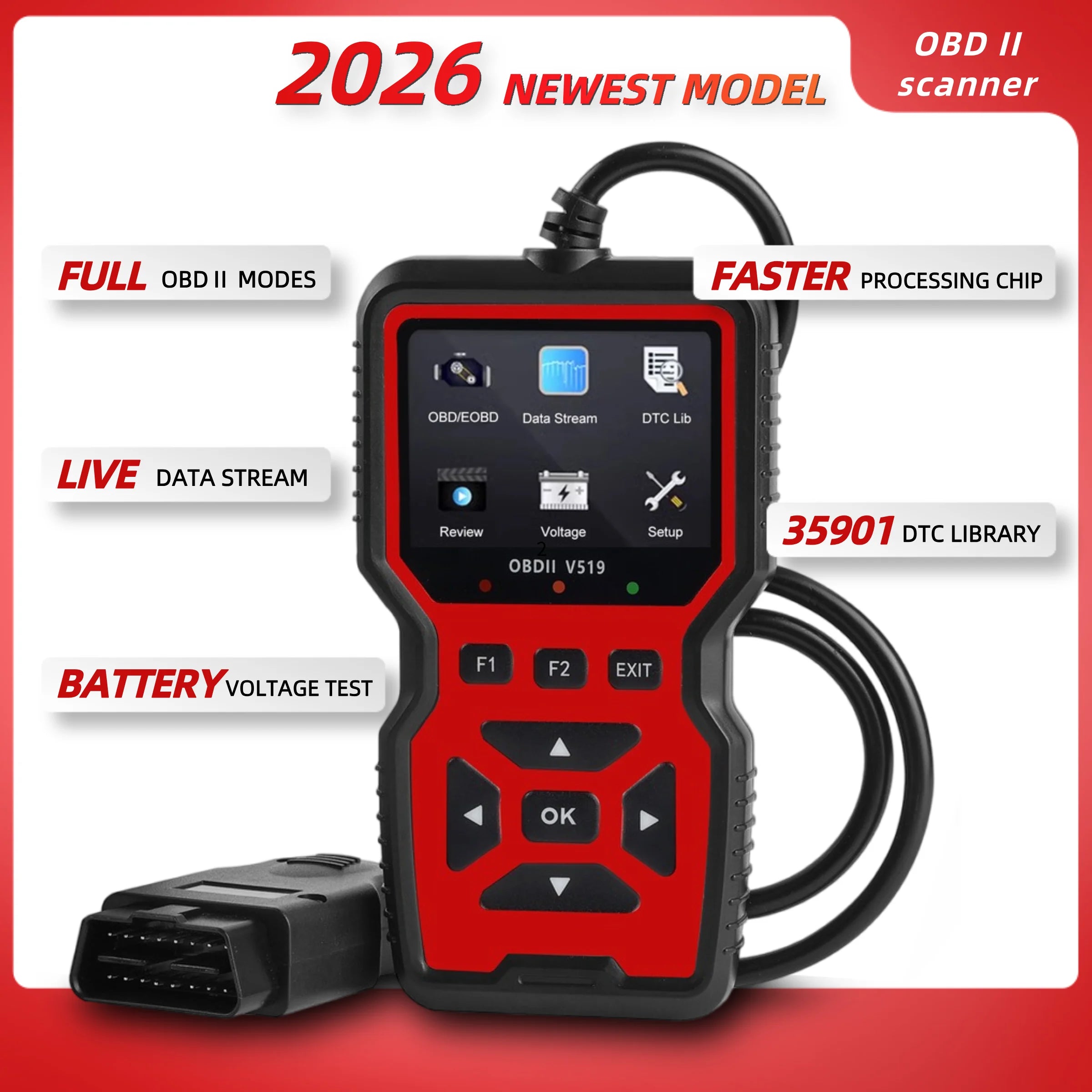 V519 Car Diagnostic Scanner