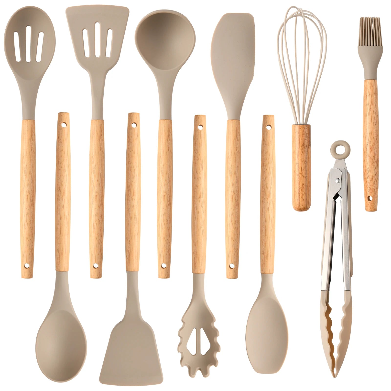 12 Pcs Silicone Kitchen Utensils Set