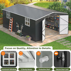 12x18FT  Metal Storage Shed