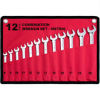 12 pc Metric Combination Wrench Set