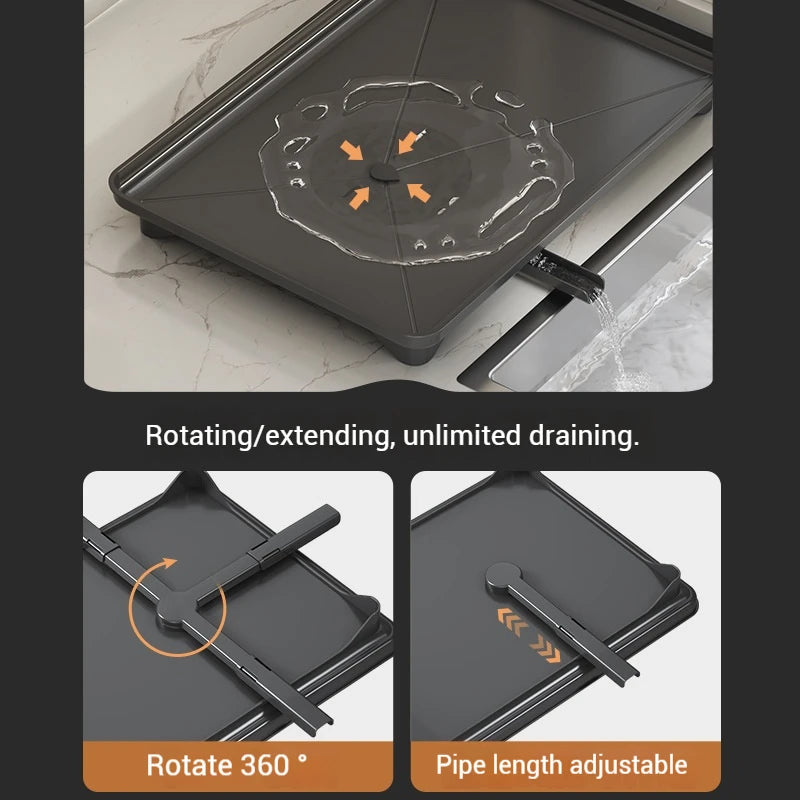 Adjustable Stainless Steel Dish Rack