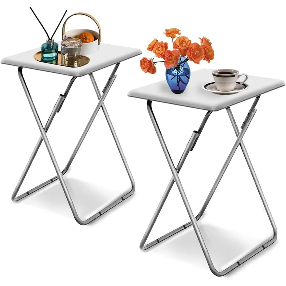 2 pc Folding TV Tray Table