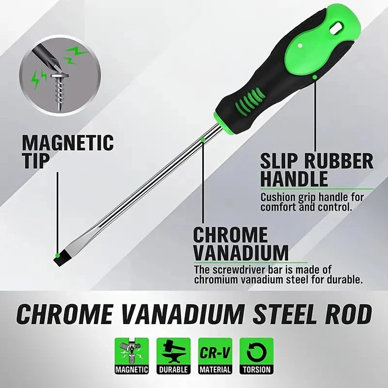 Screwdriver Set Insulated Magnetic Screwdrivers 100 pcs