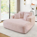Fluffy Oversized Plush Chaise Lounge