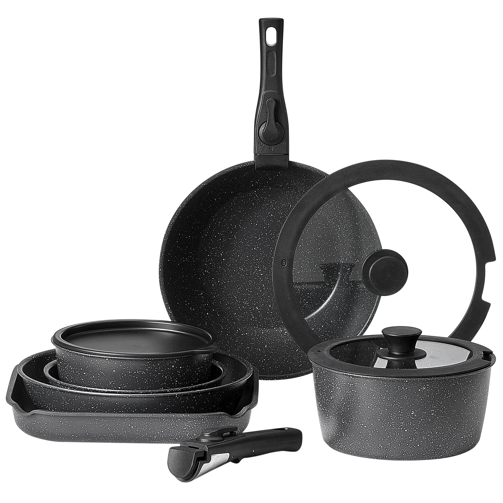 17 Pcs Nonstick Cookware Set