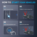 4 In 1 Car Jump Starter/Air Compressor