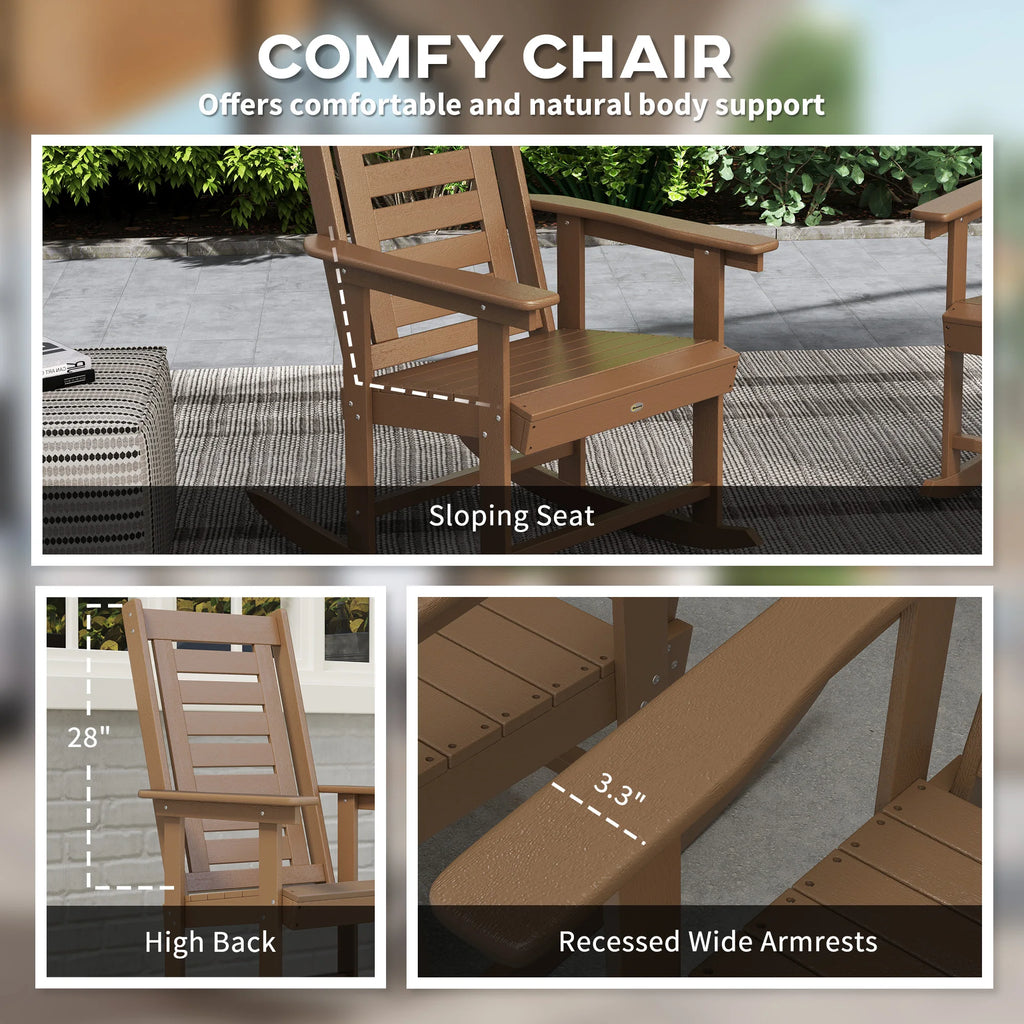 2 Outdoor Rocking Chairs