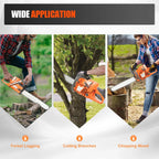 24" Gas Powered Chainsaw