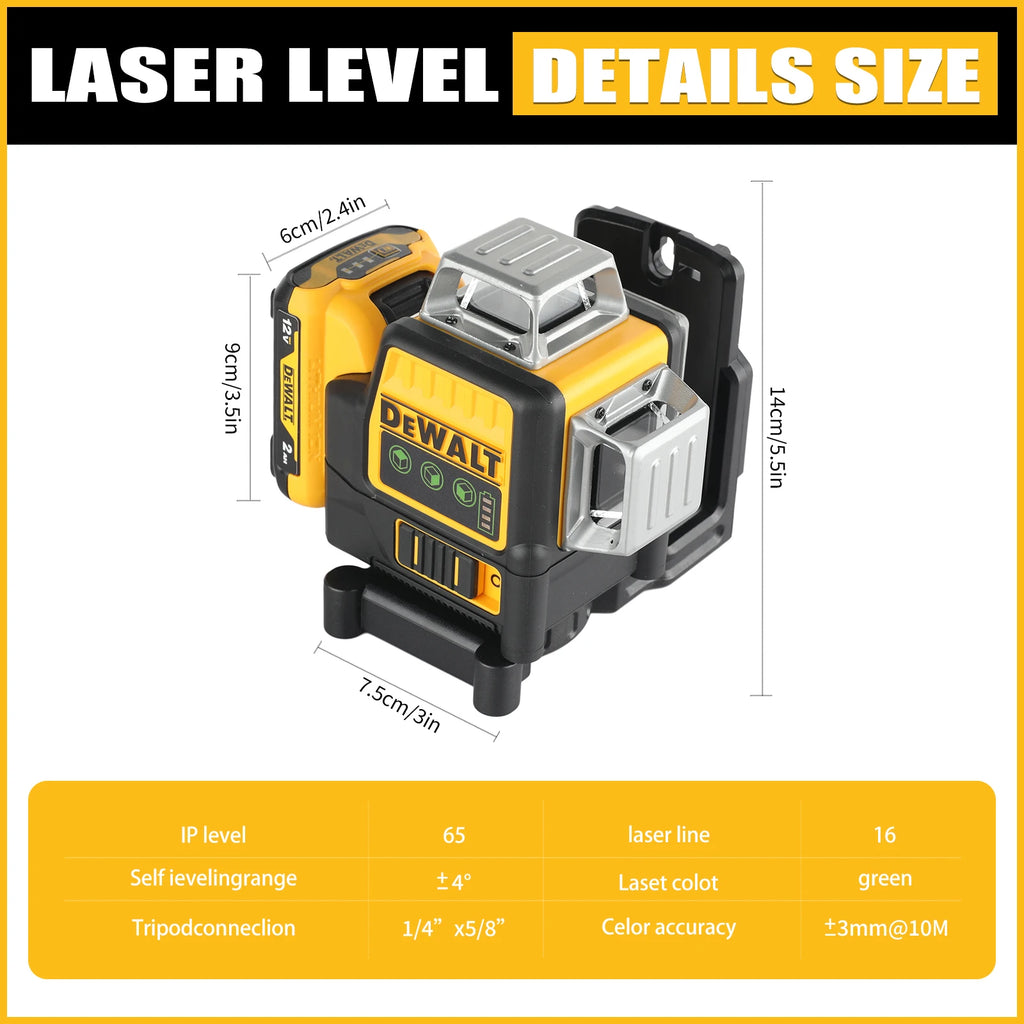 12V Green Light Laser Level
