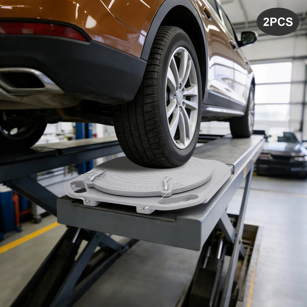Front End Wheel Alignment Turn Plates