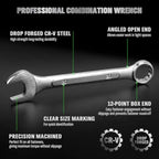 30-Piece Combination Wrench Set, Metric and SAE