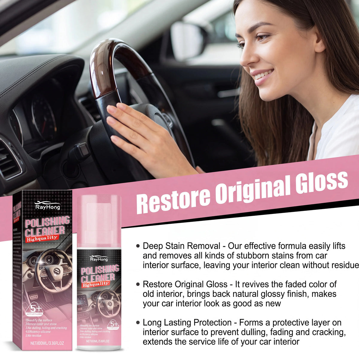 Auto  Cleaner Interior Detailer Spray