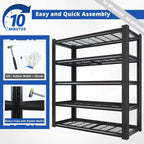 72" Adjustable Metal  Shelving