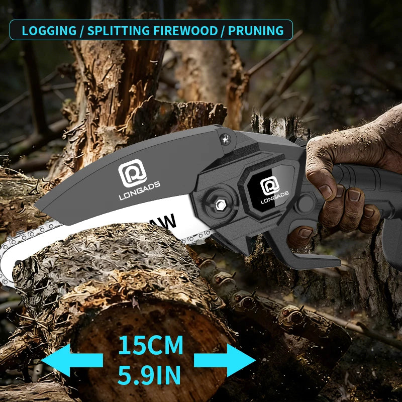 6-Inch Mini Chainsaw