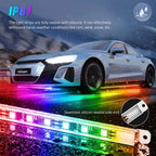 4Pcs  Underglow Neon Accent Strip Lights