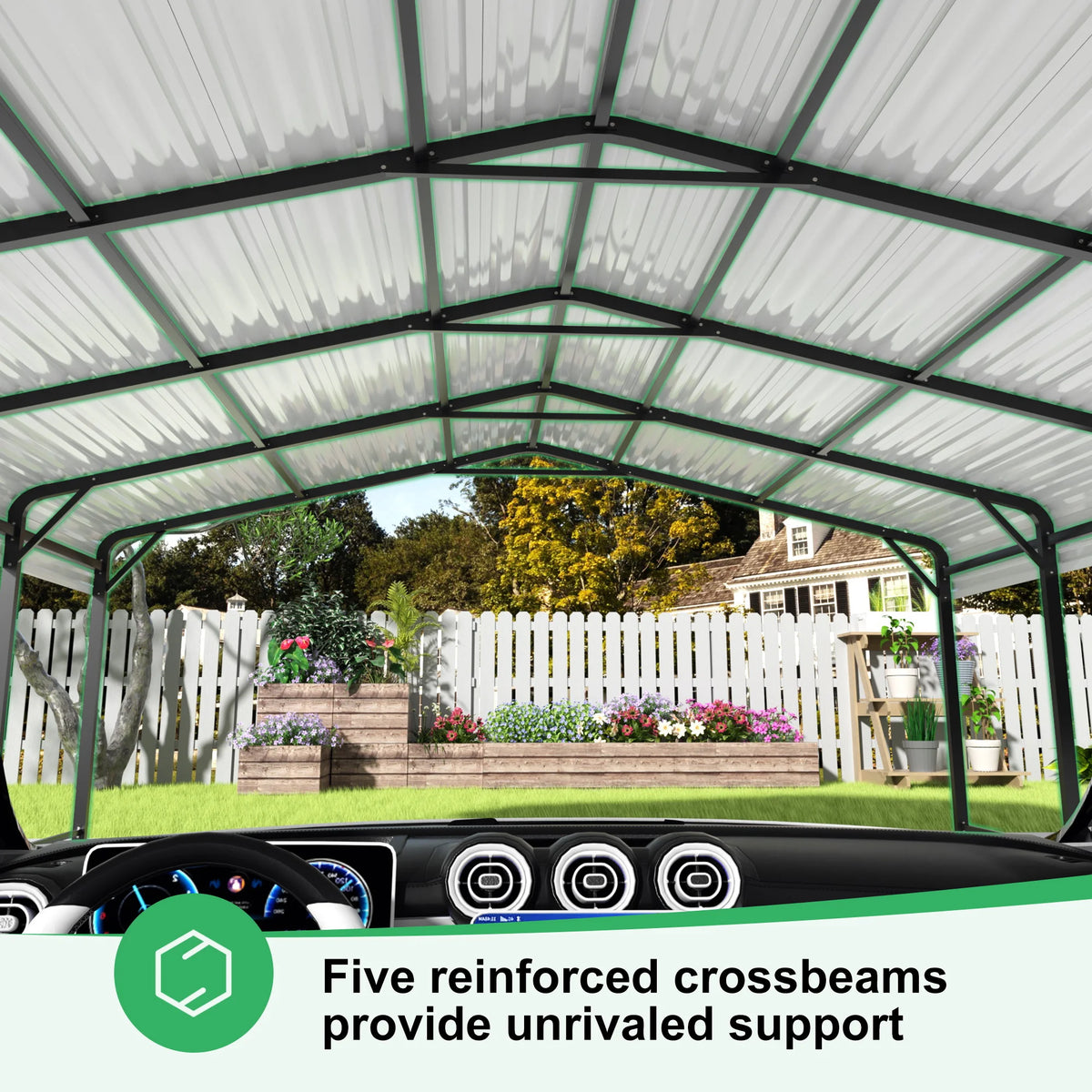 20x20FT Metal Carport