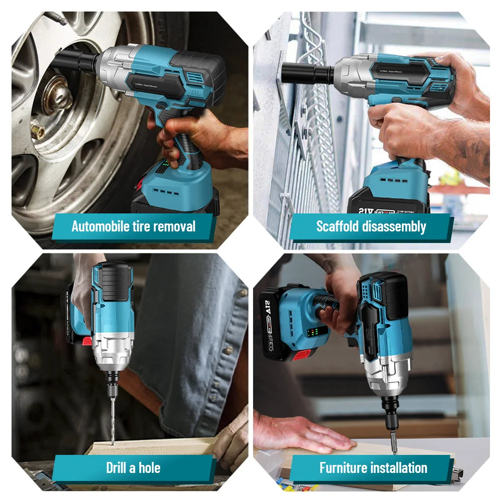 Cordless1/2"  Impact Wrench