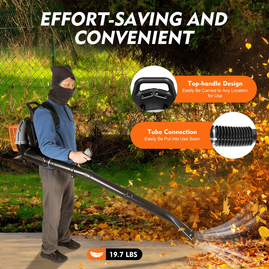 63CC 2.7kW 2-Stroke Gas Leaf Blower