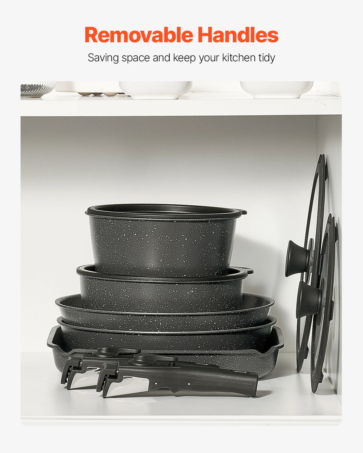 17 Pcs Nonstick Cookware Set