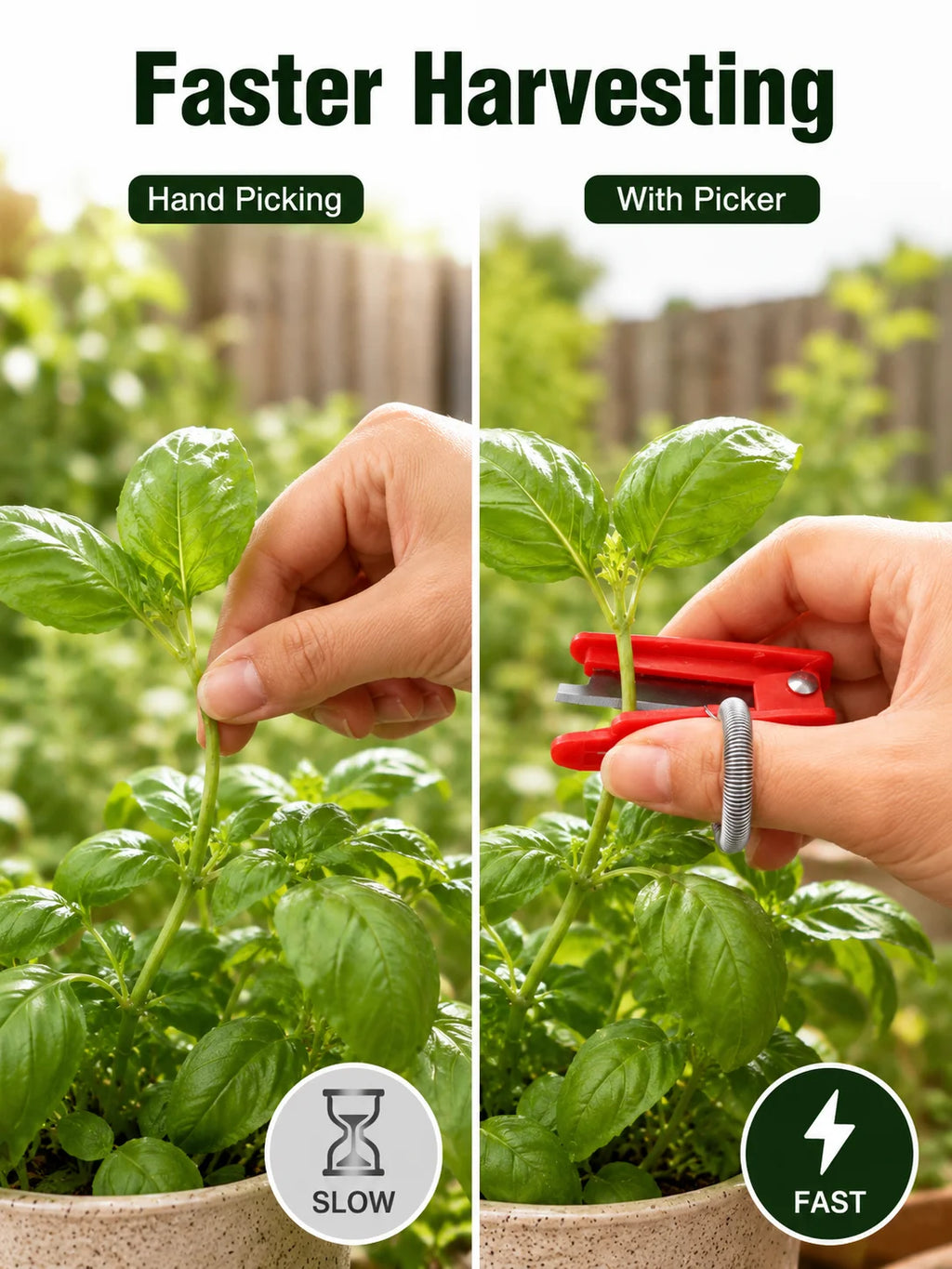 Finger Picker Harvest Tool
