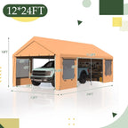 12' x 24' Heavy Duty Carport