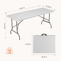 6 or 8 FT Portable Folding Table