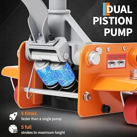 3 Ton Low Profile Hydraulic  Floor Jack with Dual Piston